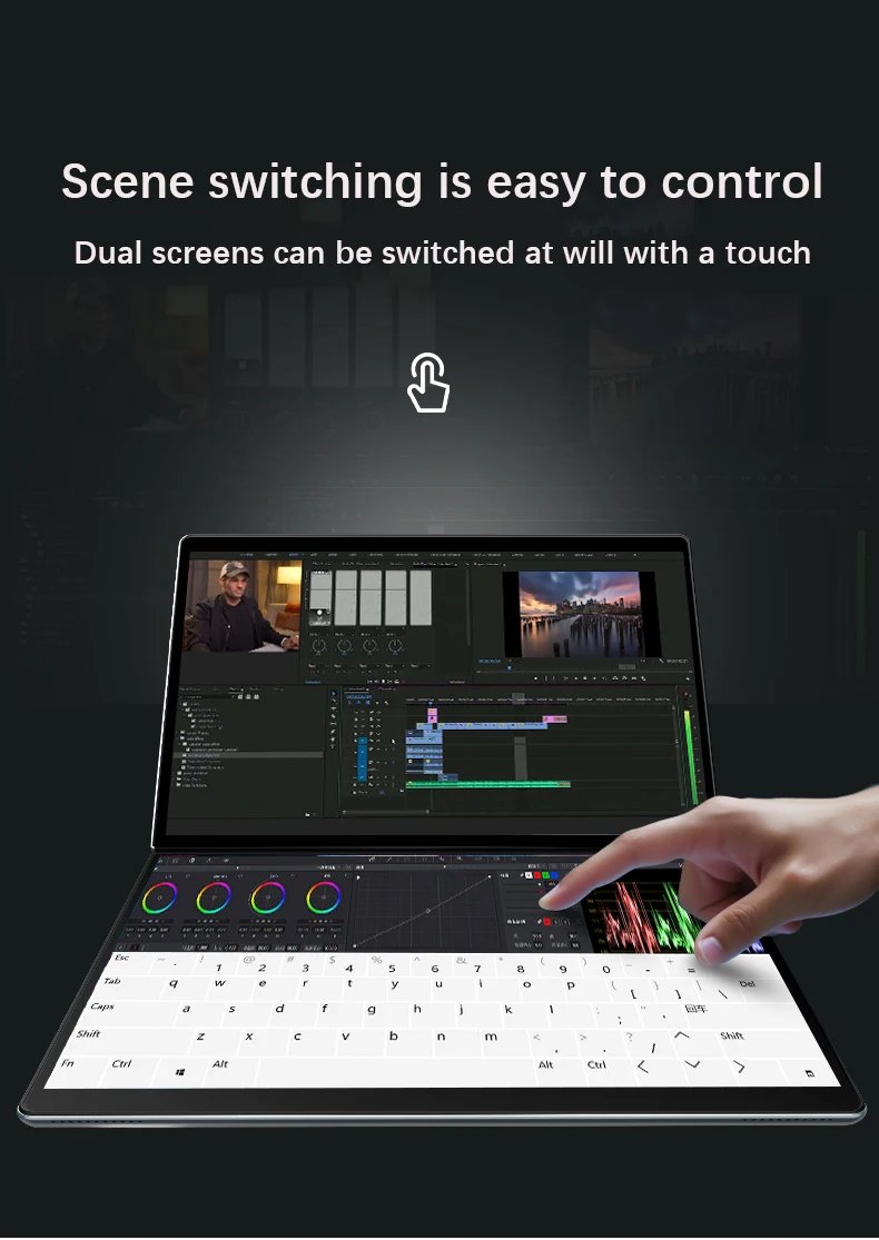 GLF-S2 10.9+10.95 Inch Dual Screen Laptop Intel i3 1215U N100 Touchscreen Notebook WIFI 6 180° flip Win11 Laptop Tablet Computer GLF-S2 10.9+10.95 Inch Dual Screen Laptop Intel i3 1215U N100 Touchscreen Notebook WIFI 6 180° flip Win11 Laptop Tablet Computer