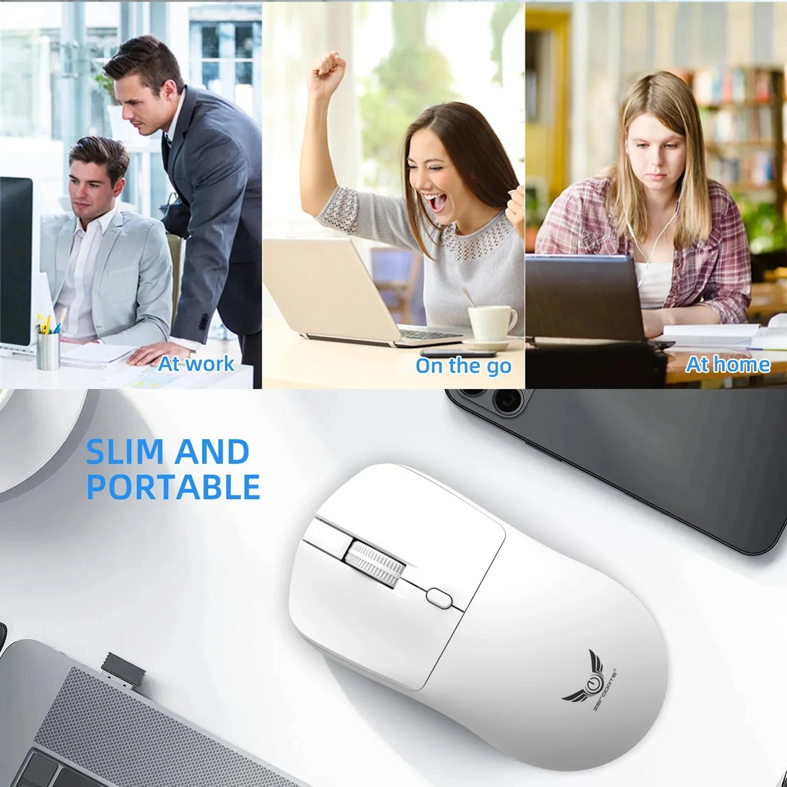 2.4G Wireless Mouse 3 Levels 1600 DPI Gaming Mouse Office Optical Mouse Ergonomic Mouse Mice for PC Computer Laptop Macbook 2.4G Wireless Mouse 3 Levels 1600 DPI Gaming Mouse Office Optical Mouse Ergonomic Mouse Mice for PC Computer Laptop Macbook