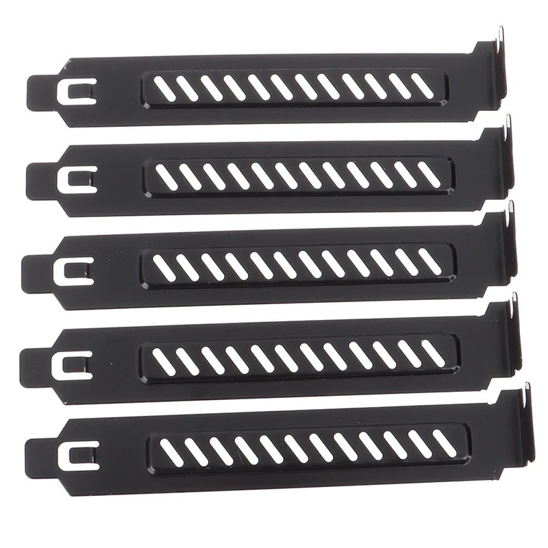 5Pcs New PCI Slot Cover/PCI Graphics Card Blanks Dust Cover Filter Blanking Board Ventilation PC Computer Case