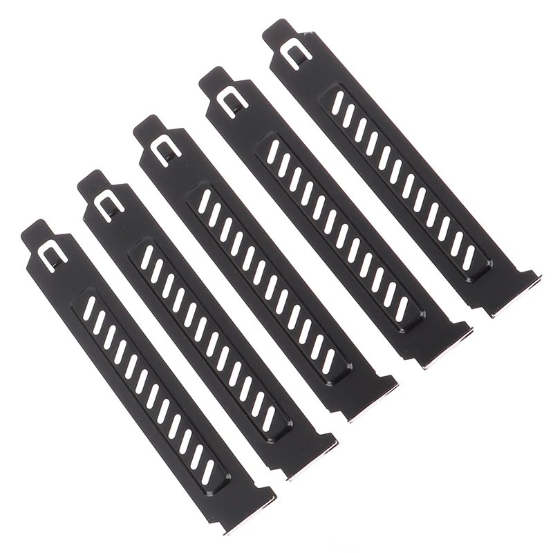 5Pcs New PCI Slot Cover/PCI Graphics Card Blanks Dust Cover Filter Blanking Board Ventilation PC Computer Case