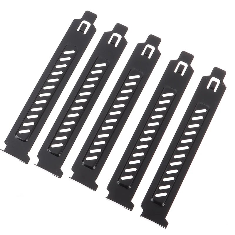 5Pcs New PCI Slot Cover/PCI Graphics Card Blanks Dust Cover Filter Blanking Board Ventilation PC Computer Case