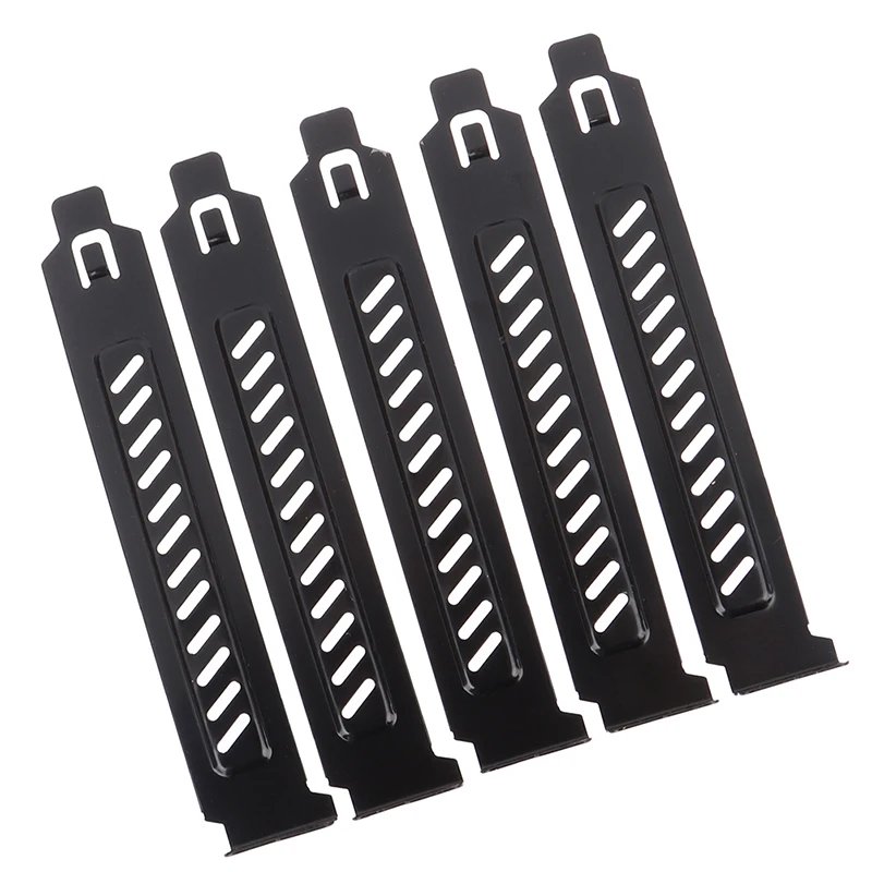 5Pcs New PCI Slot Cover/PCI Graphics Card Blanks Dust Cover Filter Blanking Board Ventilation PC Computer Case