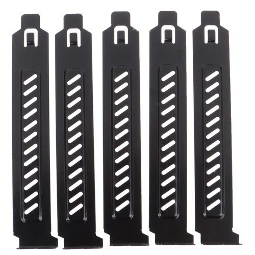 5Pcs New PCI Slot Cover/PCI Graphics Card Blanks Dust Cover Filter Blanking Board Ventilation PC Computer Case