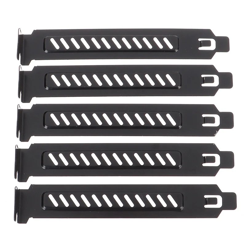 5Pcs New PCI Slot Cover/PCI Graphics Card Blanks Dust Cover Filter Blanking Board Ventilation PC Computer Case
