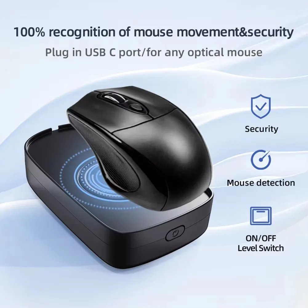 Undetectable Mouse Jiggler 5V 1A Simulate Mouse Mover Wired Wireless Mouse Compatible for Computer Awakening for Keeps PC Active - Image 3