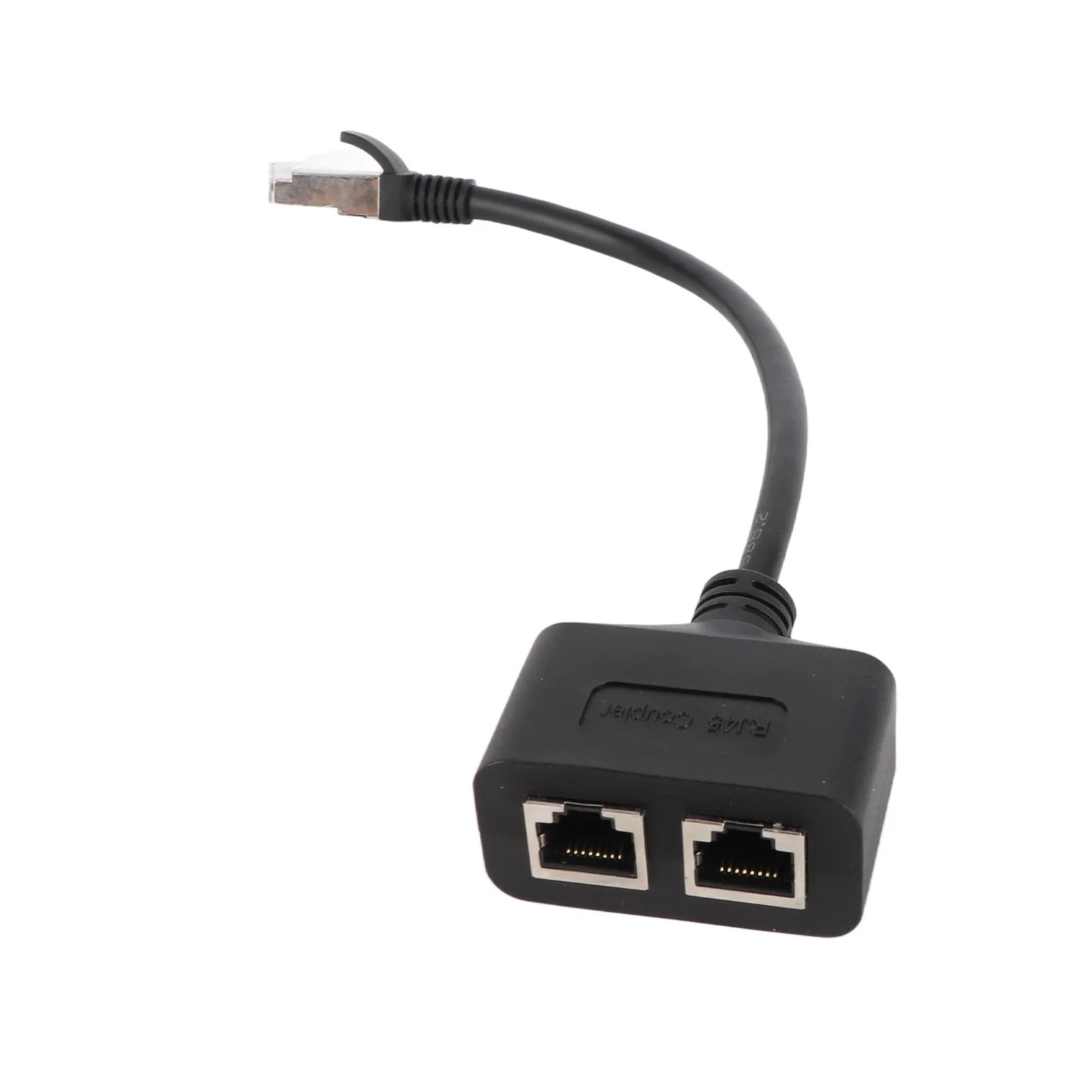 Universal RJ45 Ethernet Adapter Cable Extension 1 to 2 Port Excellent Connection Transmission Splitter Adapter for Home Office Universal RJ45 Ethernet Adapter Cable Extension 1 to 2 Port Excellent Connection Transmission Splitter Adapter for Home Office