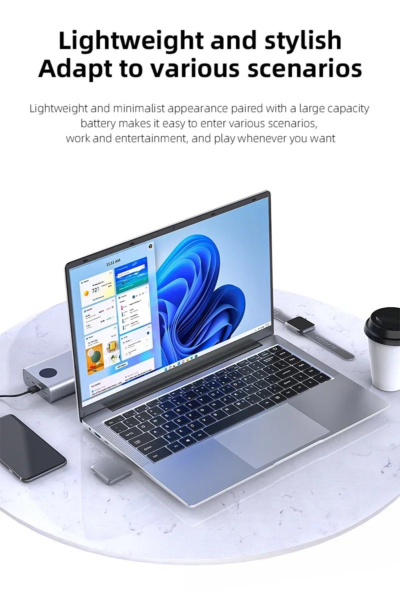 Laptop Intel i7 14.1 Inch 12GB RAM 512GB 1TB SSD Lightweight Business Computer Notebook FHD Gaming Portable Notebook Windows 11 Laptop Intel i7 14.1 Inch 12GB RAM 512GB 1TB SSD Lightweight Business Computer Notebook FHD Gaming Portable Notebook Windows 11