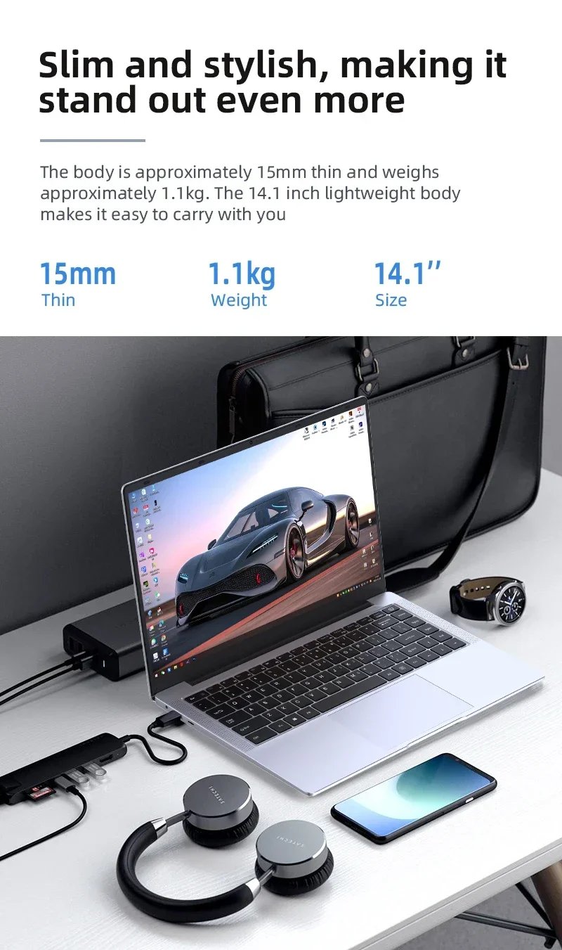 Laptop Intel i7 14.1 Inch 12GB RAM 512GB 1TB SSD Lightweight Business Computer Notebook FHD Gaming Portable Notebook Windows 11 Laptop Intel i7 14.1 Inch 12GB RAM 512GB 1TB SSD Lightweight Business Computer Notebook FHD Gaming Portable Notebook Windows 11