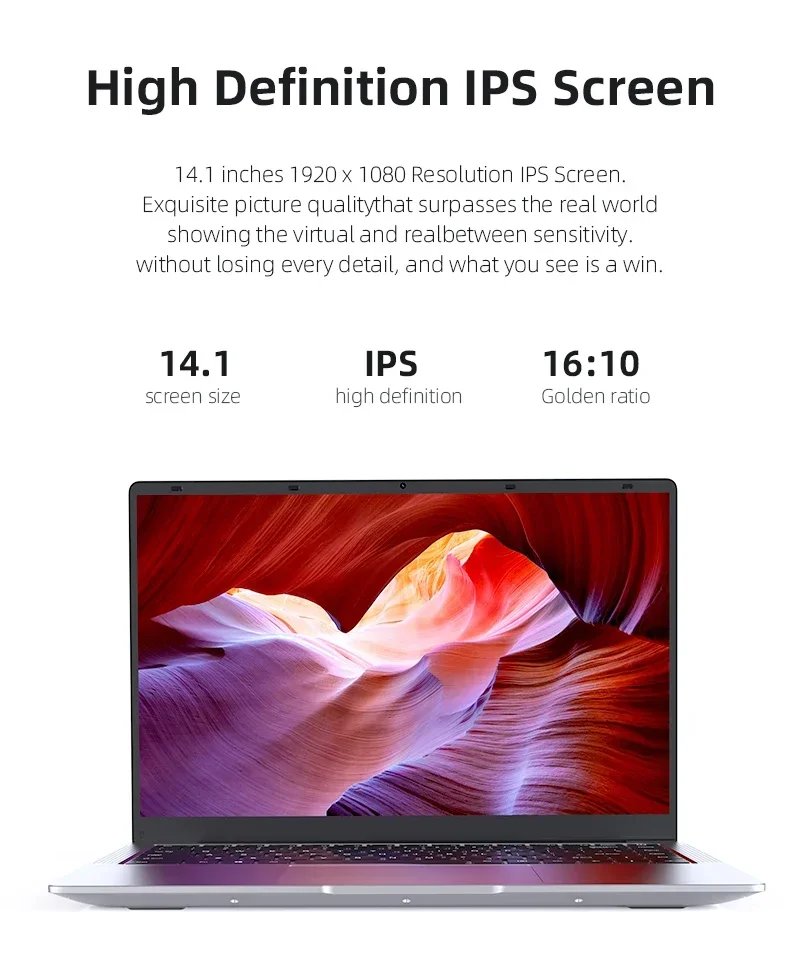 Laptop Intel i7 14.1 Inch 12GB RAM 512GB 1TB SSD Lightweight Business Computer Notebook FHD Gaming Portable Notebook Windows 11 Laptop Intel i7 14.1 Inch 12GB RAM 512GB 1TB SSD Lightweight Business Computer Notebook FHD Gaming Portable Notebook Windows 11