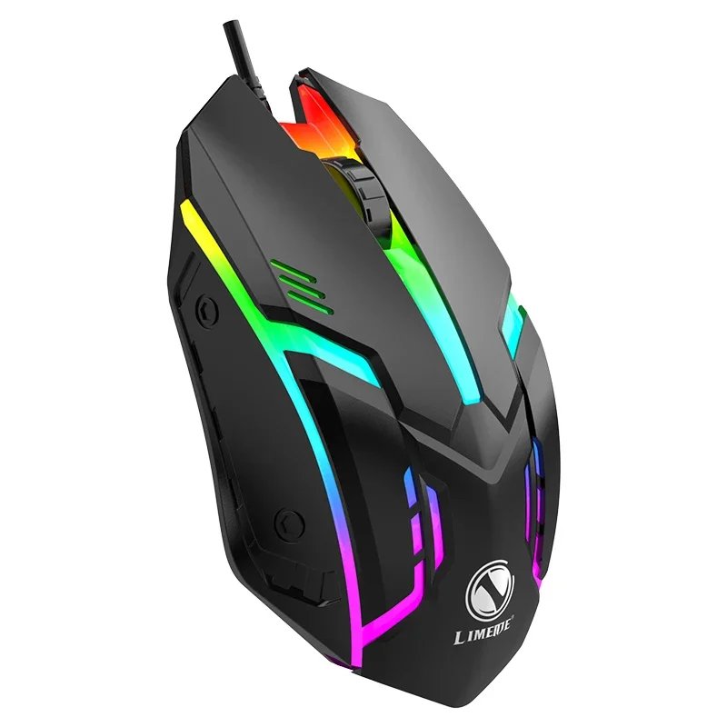 Limei S1 E Sports LED Luminous Backlit Wired Mouse USB Wired For Desktop Laptop Mute Office Computer Gaming Mouse - Image 2