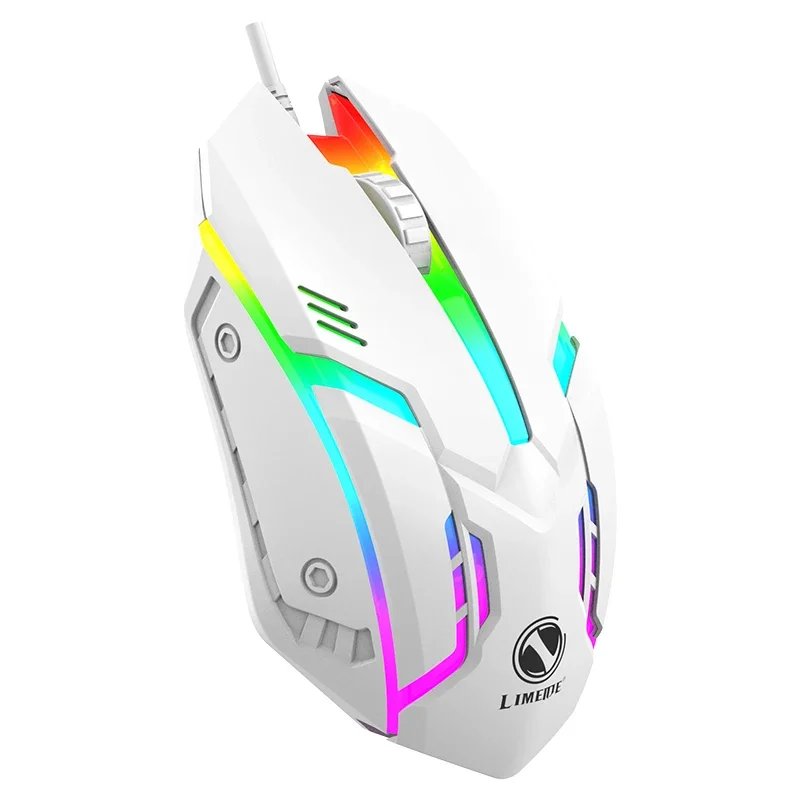 Limei S1 E Sports LED Luminous Backlit Wired Mouse USB Wired For Desktop Laptop Mute Office Computer Gaming Mouse - Image 3