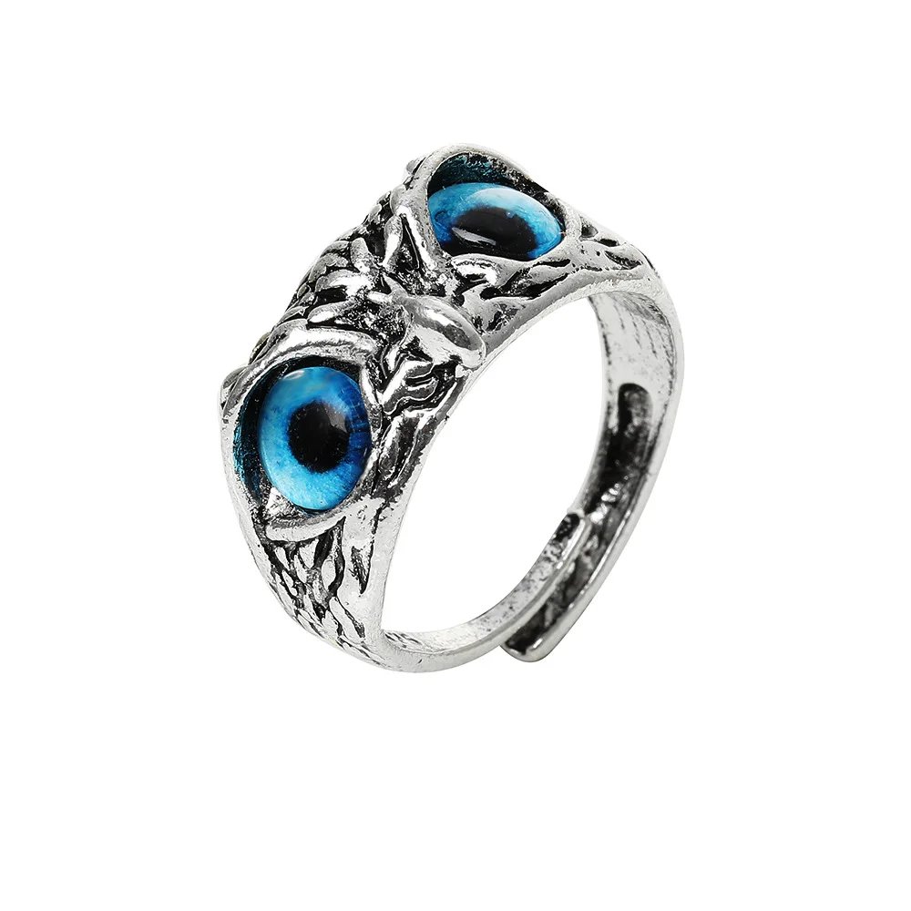 Fashion Charm Vintage Owl Ring for Men Women Cute Animals Owl Youth Gothic Rings Jewelry Accessories Gifts Fashion Charm Vintage Owl Ring for Men Women Cute Animals Owl Youth Gothic Rings Jewelry Accessories Gifts