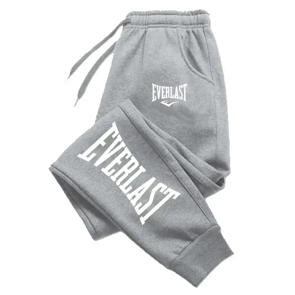 2025 Trousers Fleece Streetwear Sport Oversized Jogger Sweat Pants EVERLAST Men Women Jogging Sweatpants Running 2025 Clothing - Image 2