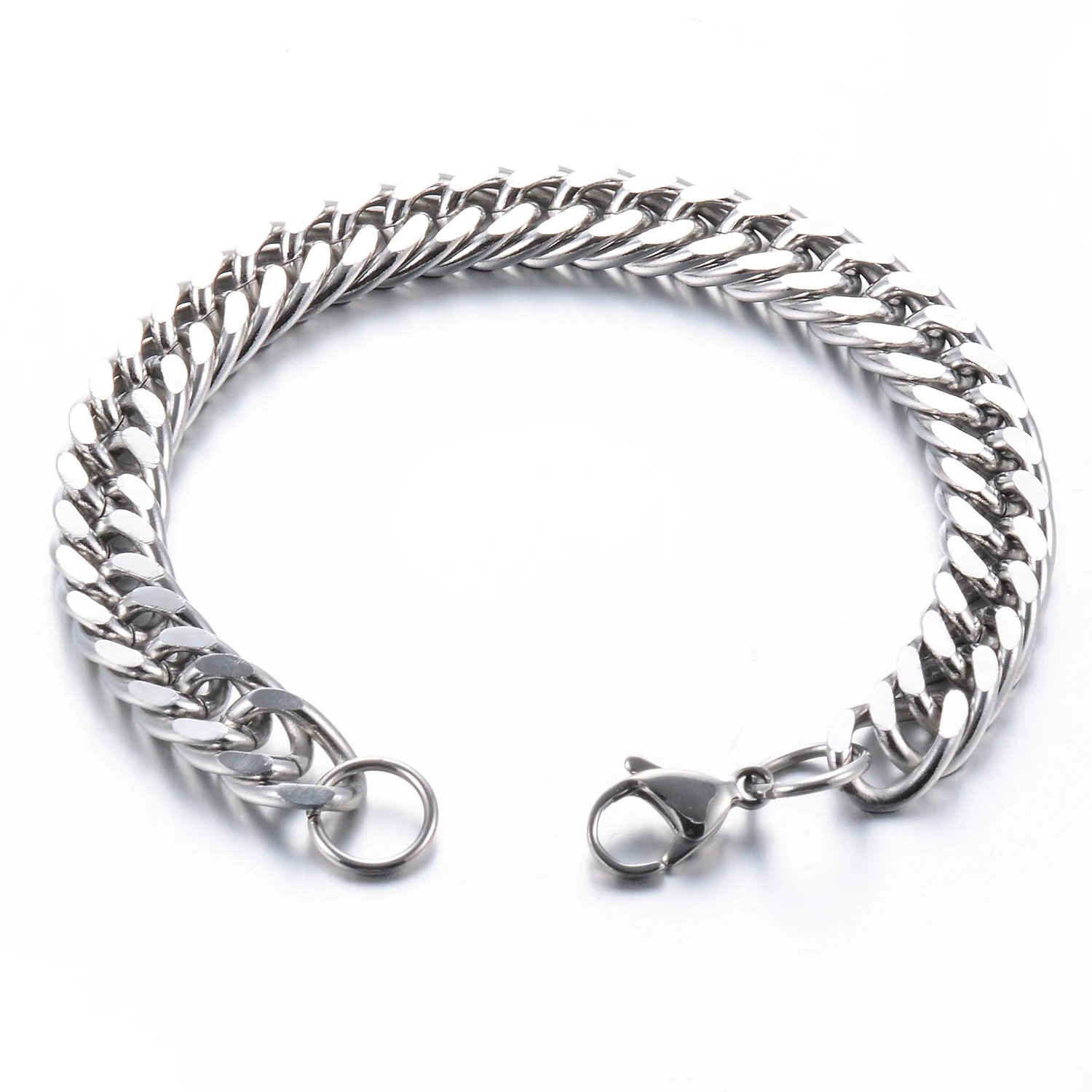 Men‘s Fashion Hiphop Cuban Chain Men Bracelet Stainless Steel 4.8/5.8/6.6/9.2mm Width Bracelets Figaro Link Chain Boy Jewelry Men‘s Fashion Hiphop Cuban Chain Men Bracelet Stainless Steel 4.8/5.8/6.6/9.2mm Width Bracelets Figaro Link Chain Boy Jewelry