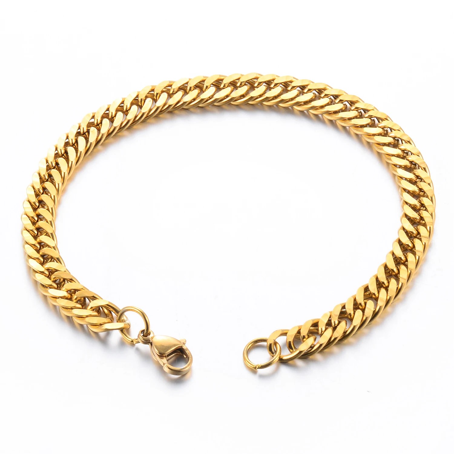 Men‘s Fashion Hiphop Cuban Chain Men Bracelet Stainless Steel 4.8/5.8/6.6/9.2mm Width Bracelets Figaro Link Chain Boy Jewelry Men‘s Fashion Hiphop Cuban Chain Men Bracelet Stainless Steel 4.8/5.8/6.6/9.2mm Width Bracelets Figaro Link Chain Boy Jewelry
