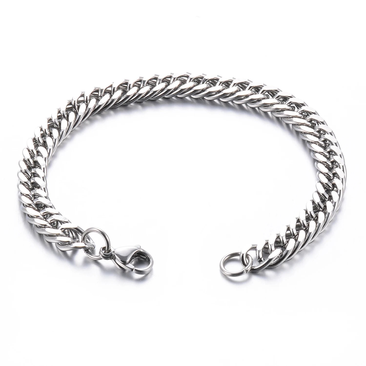 Men‘s Fashion Hiphop Cuban Chain Men Bracelet Stainless Steel 4.8/5.8/6.6/9.2mm Width Bracelets Figaro Link Chain Boy Jewelry Men‘s Fashion Hiphop Cuban Chain Men Bracelet Stainless Steel 4.8/5.8/6.6/9.2mm Width Bracelets Figaro Link Chain Boy Jewelry