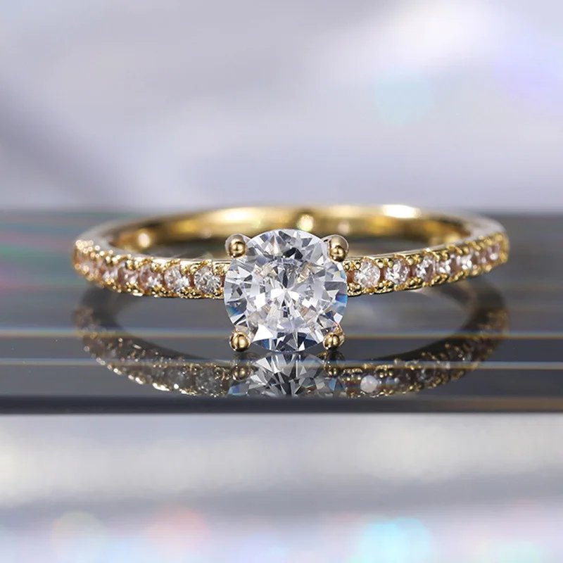 925 Sterling Silver Wedding Engagement Ring for Women Female Romantic Girlfriend Birthday Gift Fashion Crystal Zircon Jewelry 925 Sterling Silver Wedding Engagement Ring for Women Female Romantic Girlfriend Birthday Gift Fashion Crystal Zircon Jewelry