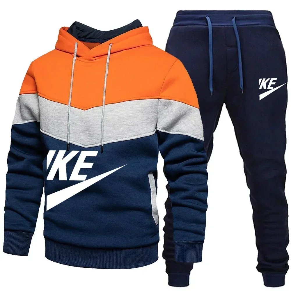Men's high-quality casual sportswear set 2025 New Spring and autumn set Round neck fashion sweatshirt + sport pants Men's high-quality casual sportswear set 2025 New Spring and autumn set Round neck fashion sweatshirt + sport pants