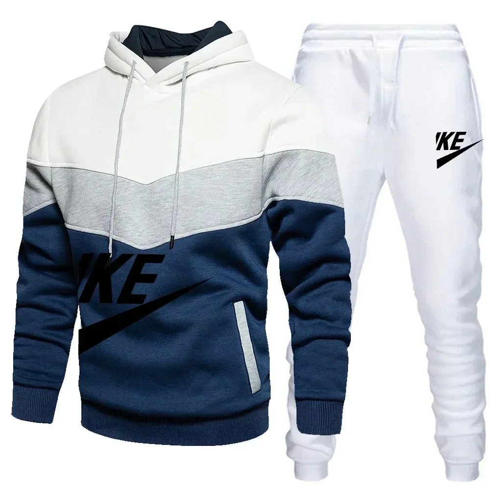 Men's high-quality casual sportswear set 2025 New Spring and autumn set Round neck fashion sweatshirt + sport pants Men's high-quality casual sportswear set 2025 New Spring and autumn set Round neck fashion sweatshirt + sport pants