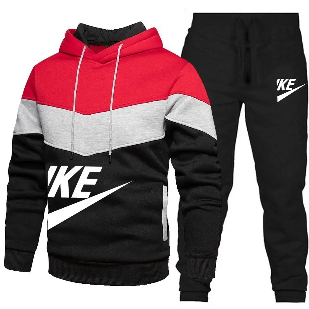 Men's high-quality casual sportswear set 2025 New Spring and autumn set Round neck fashion sweatshirt + sport pants Men's high-quality casual sportswear set 2025 New Spring and autumn set Round neck fashion sweatshirt + sport pants