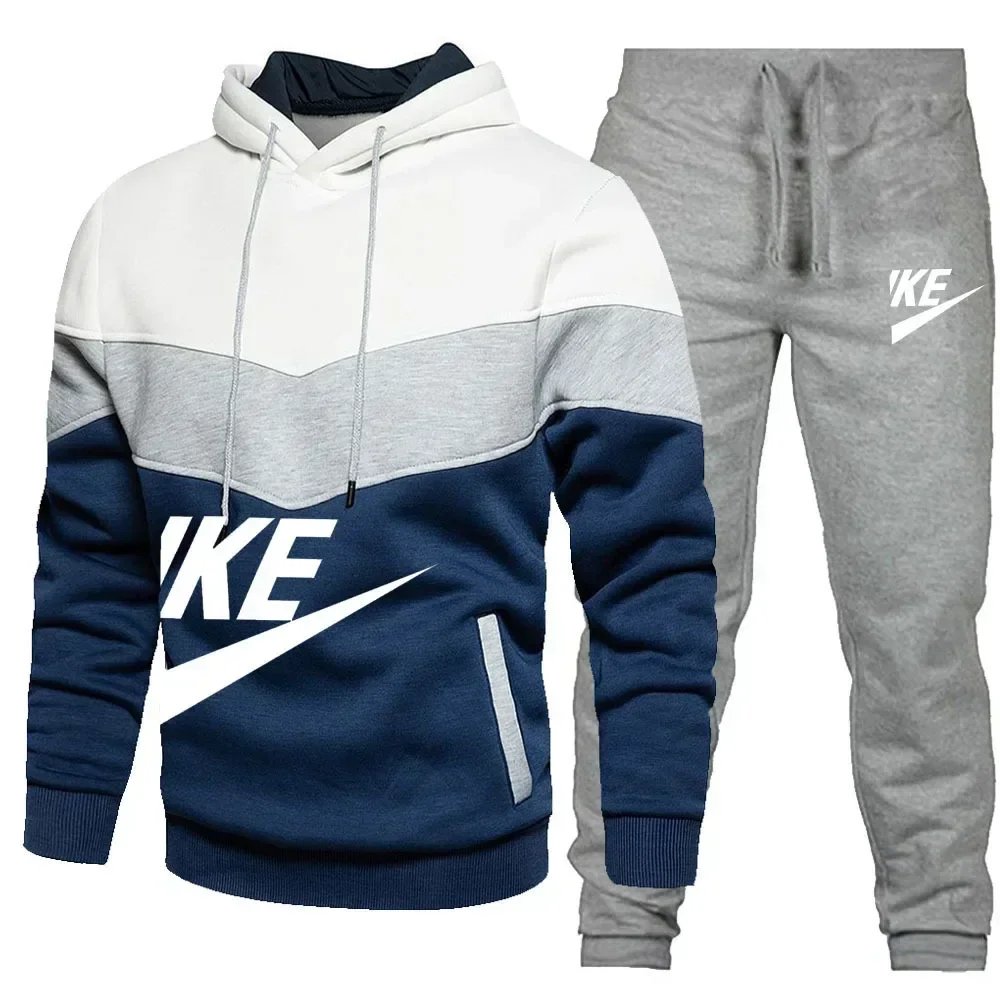 Men's high-quality casual sportswear set 2025 New Spring and autumn set Round neck fashion sweatshirt + sport pants Men's high-quality casual sportswear set 2025 New Spring and autumn set Round neck fashion sweatshirt + sport pants