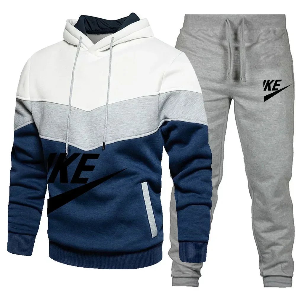Men's high-quality casual sportswear set 2025 New Spring and autumn set Round neck fashion sweatshirt + sport pants Men's high-quality casual sportswear set 2025 New Spring and autumn set Round neck fashion sweatshirt + sport pants