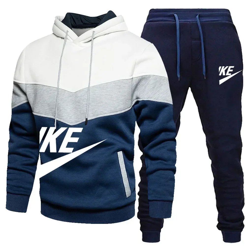 Men's high-quality casual sportswear set 2025 New Spring and autumn set Round neck fashion sweatshirt + sport pants Men's high-quality casual sportswear set 2025 New Spring and autumn set Round neck fashion sweatshirt + sport pants