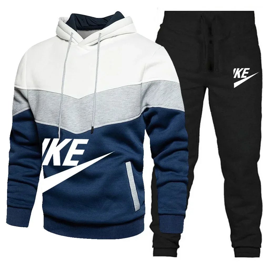 Men's high-quality casual sportswear set 2025 New Spring and autumn set Round neck fashion sweatshirt + sport pants Men's high-quality casual sportswear set 2025 New Spring and autumn set Round neck fashion sweatshirt + sport pants