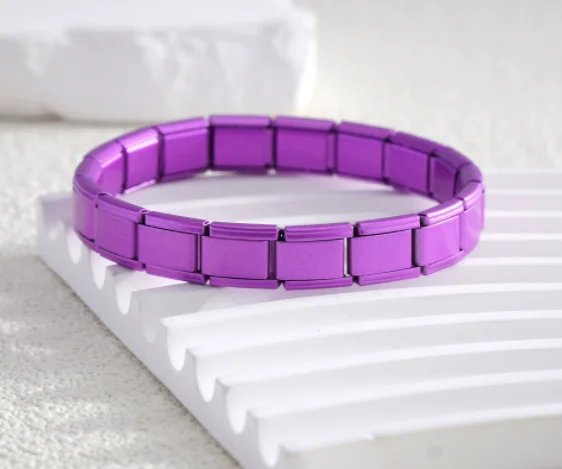 Italian Charm Link Stainless Steel Golden Bracelet for Woman Men DIY Making 9mm Bead Silver Color Retro Bangle Jewelry Wholesale Italian Charm Link Stainless Steel Golden Bracelet for Woman Men DIY Making 9mm Bead Silver Color Retro Bangle Jewelry Wholesale
