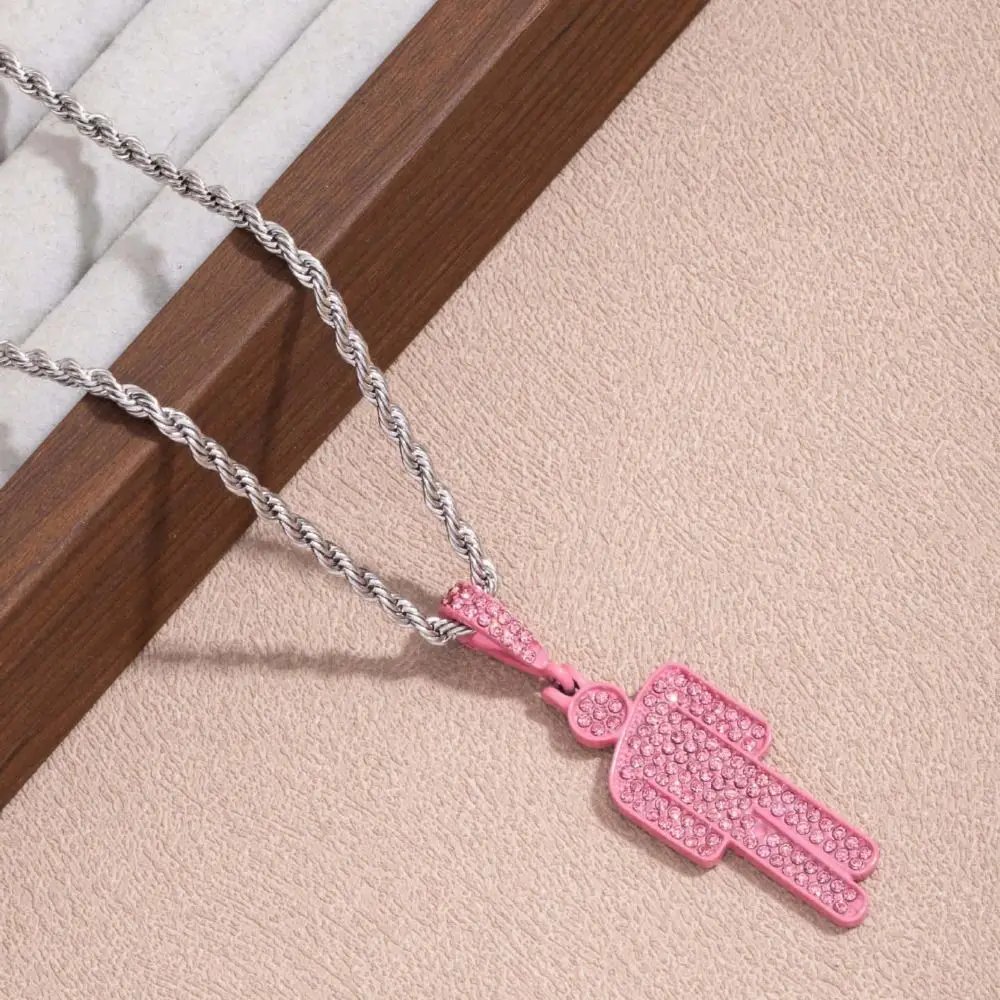Fashionable Cartoon Little Man Pendant Zircon Luxury Rhinestone Pendant Trendy Crooked Head Necklace Pendant Unisex Pendant Fashionable Cartoon Little Man Pendant Zircon Luxury Rhinestone Pendant Trendy Crooked Head Necklace Pendant Unisex Pendant
