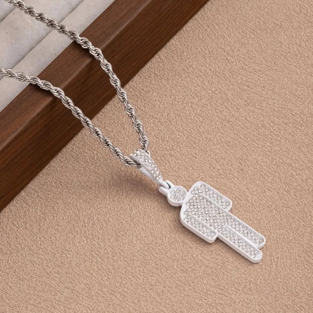Fashionable Cartoon Little Man Pendant Zircon Luxury Rhinestone Pendant Trendy Crooked Head Necklace Pendant Unisex Pendant Fashionable Cartoon Little Man Pendant Zircon Luxury Rhinestone Pendant Trendy Crooked Head Necklace Pendant Unisex Pendant