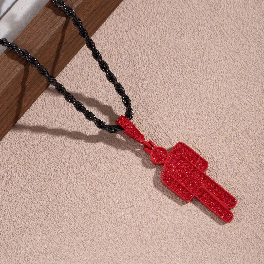 Fashionable Cartoon Little Man Pendant Zircon Luxury Rhinestone Pendant Trendy Crooked Head Necklace Pendant Unisex Pendant Fashionable Cartoon Little Man Pendant Zircon Luxury Rhinestone Pendant Trendy Crooked Head Necklace Pendant Unisex Pendant
