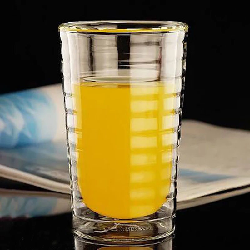 Nespresso Coffee Mug Heat Resistant Double Wall Tea Glass Cup Beer Coffee Handmade Creative Cold Beverage Transparent Drinkware - Image 2