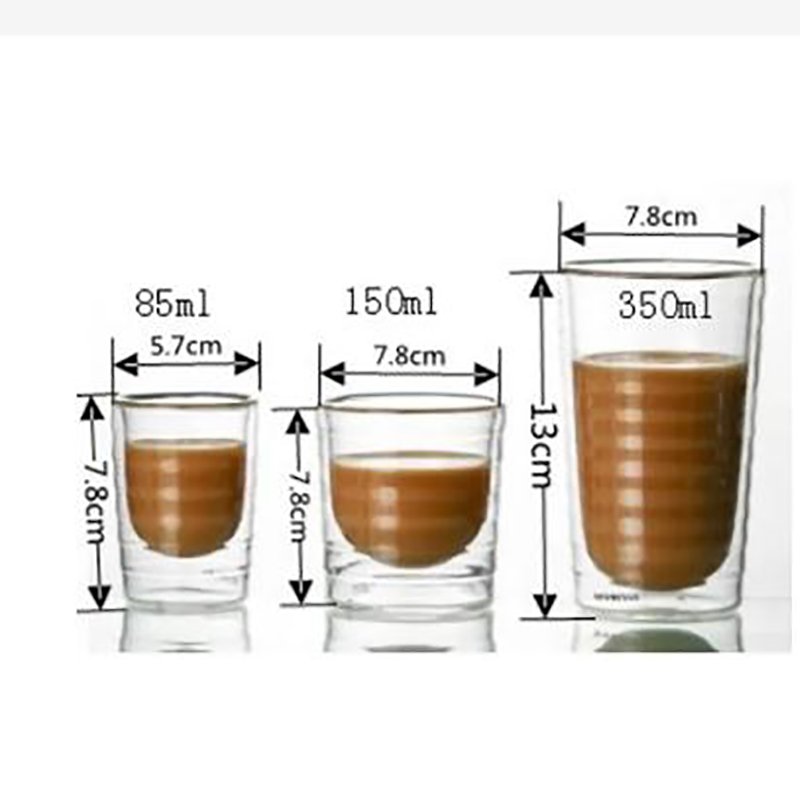 Nespresso Coffee Mug Heat Resistant Double Wall Tea Glass Cup Beer Coffee Handmade Creative Cold Beverage Transparent Drinkware Nespresso Coffee Mug Heat Resistant Double Wall Tea Glass Cup Beer Coffee Handmade Creative Cold Beverage Transparent Drinkware