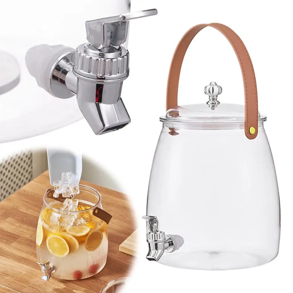 3/5L Portable Cold Water Kettle With Tap Tea Pots Dispenser Jug Juice Pitcher Pot For Drink Drinkware Cold Water Bucket 3/5L Portable Cold Water Kettle With Tap Tea Pots Dispenser Jug Juice Pitcher Pot For Drink Drinkware Cold Water Bucket