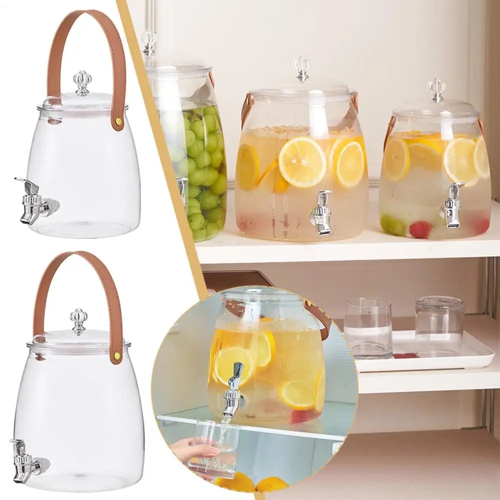 3/5L Portable Cold Water Kettle With Tap Tea Pots Dispenser Jug Juice Pitcher Pot For Drink Drinkware Cold Water Bucket 3/5L Portable Cold Water Kettle With Tap Tea Pots Dispenser Jug Juice Pitcher Pot For Drink Drinkware Cold Water Bucket