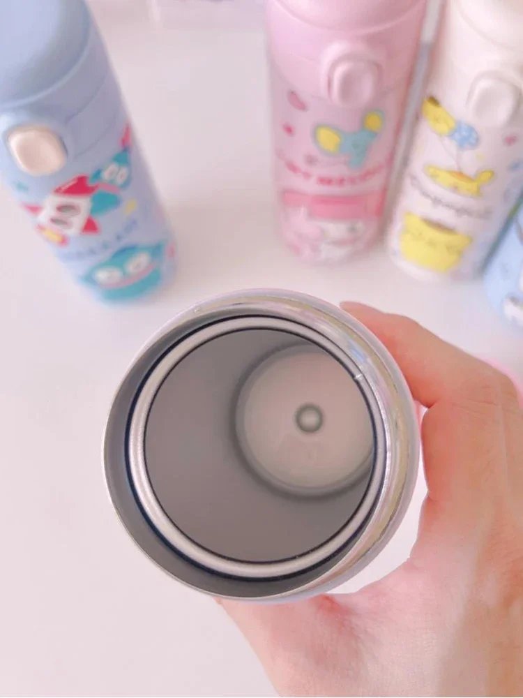 Stainless Steel Thermal Cup Cartoon Pattern Portable Coffee Cups Keep Cold and Hot Drinkware Outdoor Water Cup Birthday Gifts