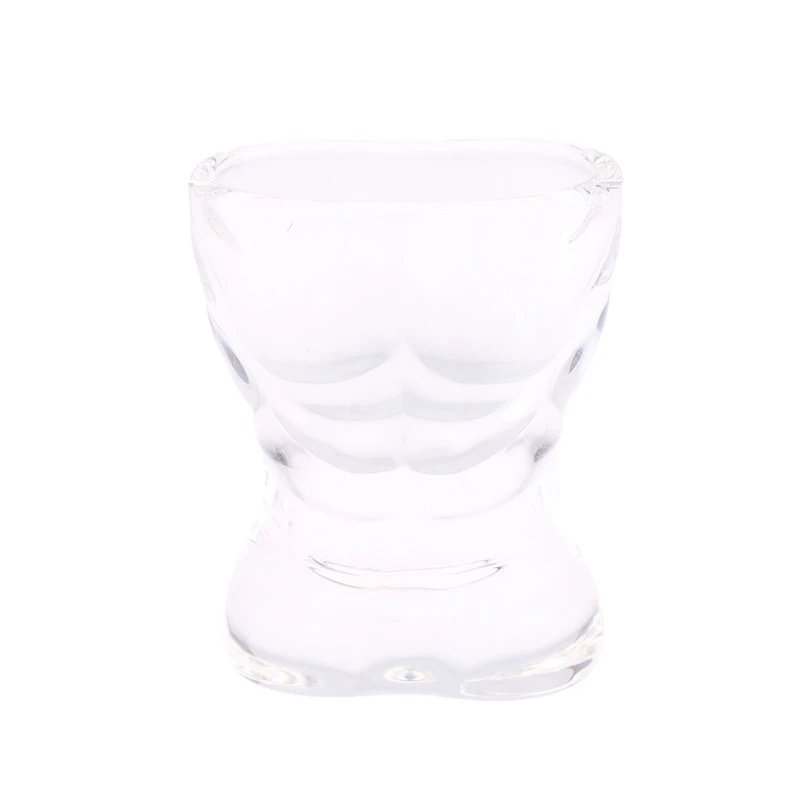 1PC New Unique Beer Cup Funny Men Women Body Shaped Transparent Wine Glass Bar Drinkware Cocktail Mug Coffee Juice Teacup